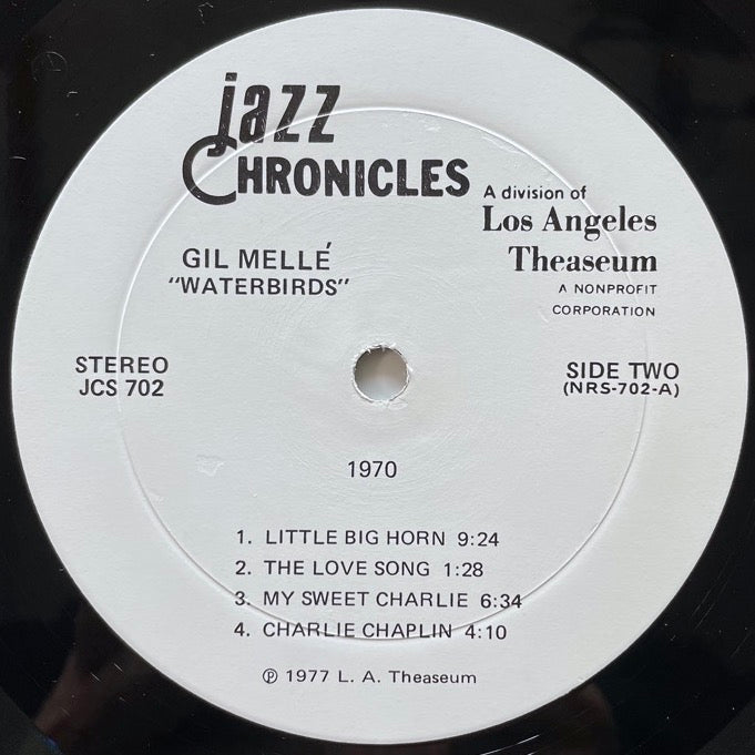 GIL MELLE / WATERBIRDS - US Jazz Chronicles