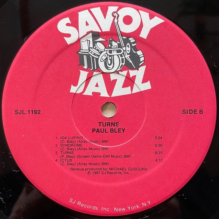 PAUL BLEY / TURNS - US Savoy