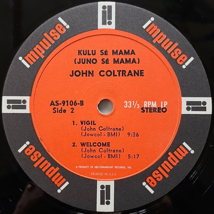 JOHN COLTRANE / KULU SE MAMA - US Impulse original