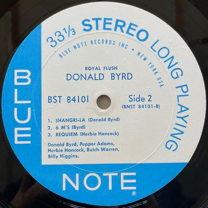 DONALD BYRD / ROYAL FLUSH - US Blue Note Original