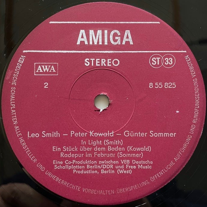 LEO SMITH, PETER KOWALD, GUNTER SOMMER - German Amiga Original