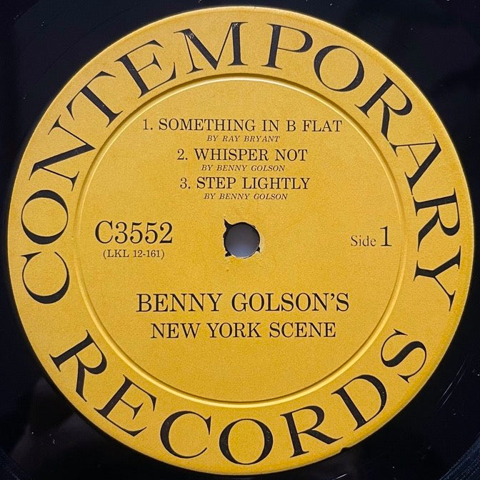 BENNY GOLSON / NEW YORK SCENE - US Contemporary original