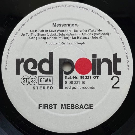 MESSENGERS / FIRST MESSAGE