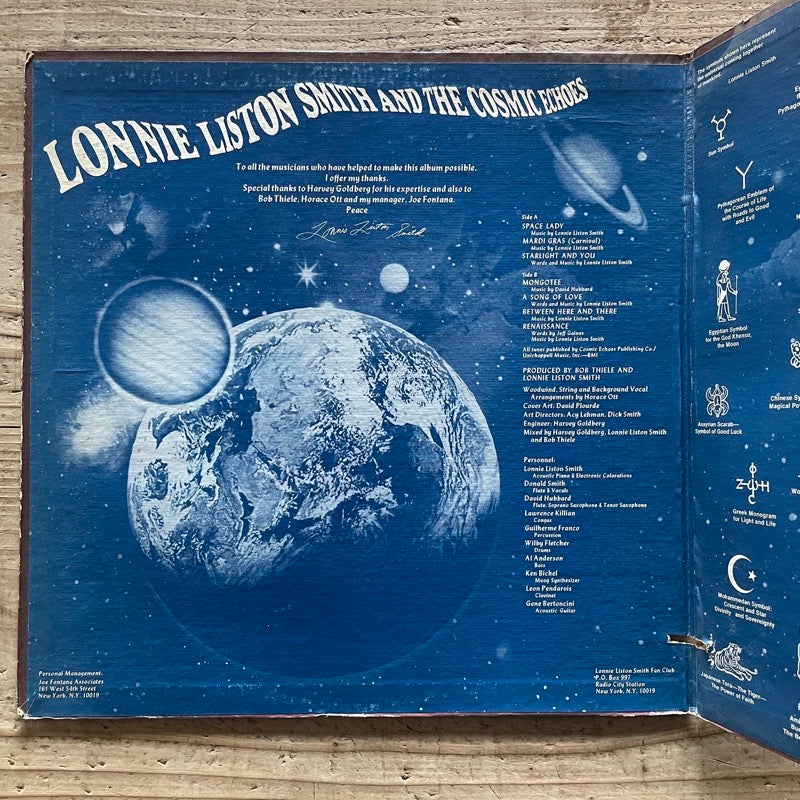 LONNIE LISTON SMITH & THE COSMIC ECHOES / RENAISSANCE - US RCA original