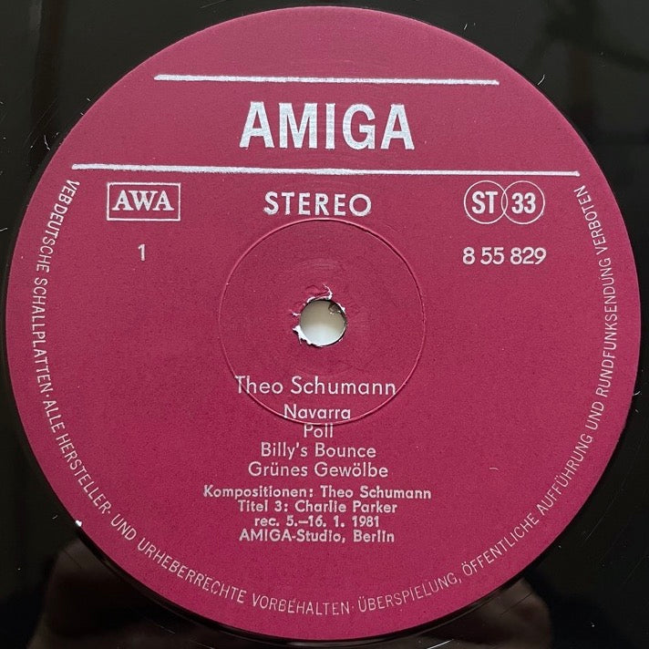 THEO SCHUMANN - Germany Amiga original
