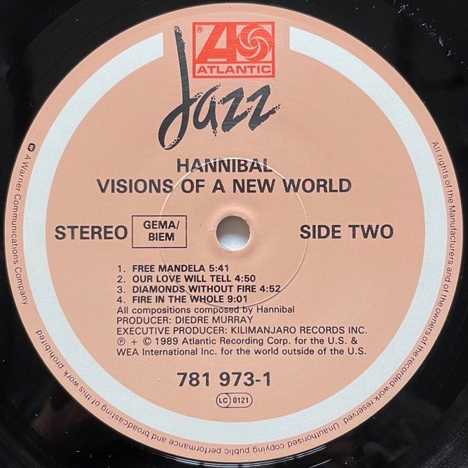 HANNIBAL / VISIONS OF A NEW WORLD - German Atlantic original