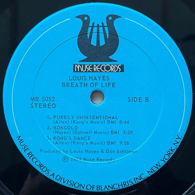 LOUIS HAYES / BREATH OF LIFE - US Muse Original