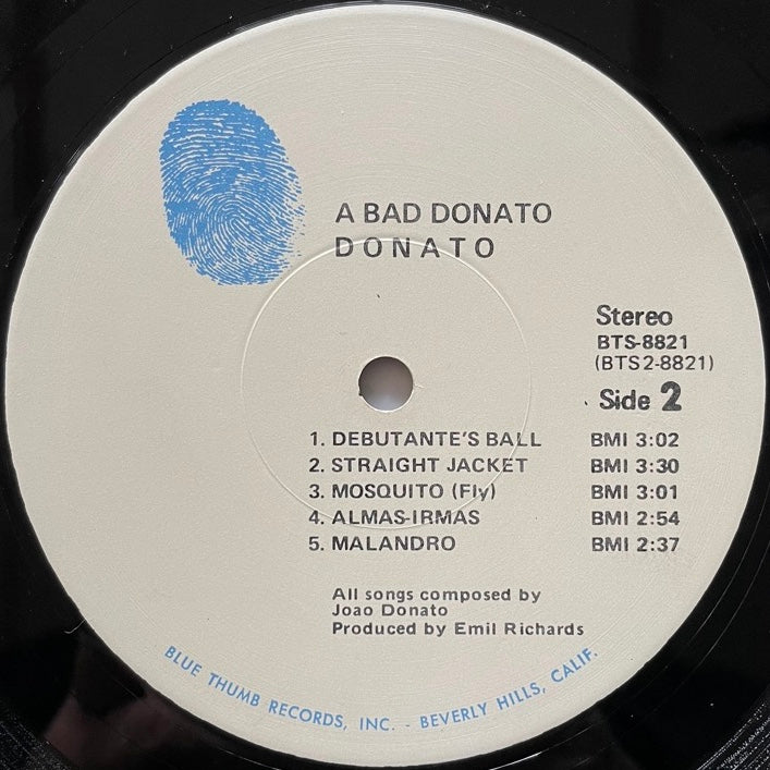 JOAO DONATO / A BAD DONATO - US Blue Thumb Original