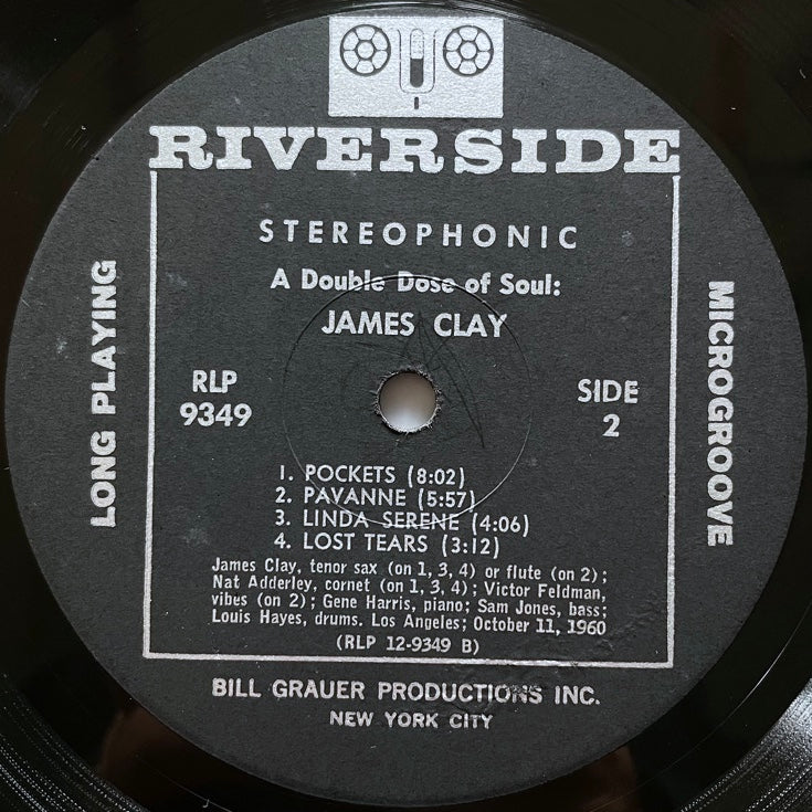 JAMES CLAY / A DOUBLE DOSE OF SOUL - US Riverside