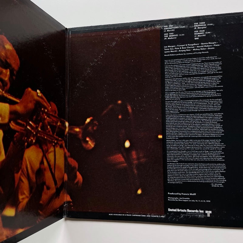LEE MORGAN / LIVE AT THE THE LIGHTHOUSE on Blue Note - US Liberty/UA 2LP