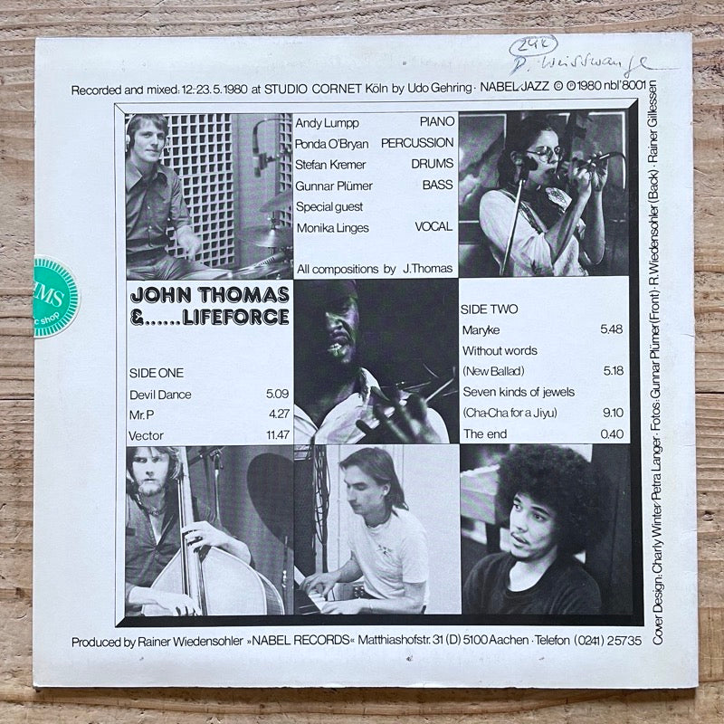 JOHN THOMAS & LIFEFORCE / DEVIL DANCE - German Nabel Original
