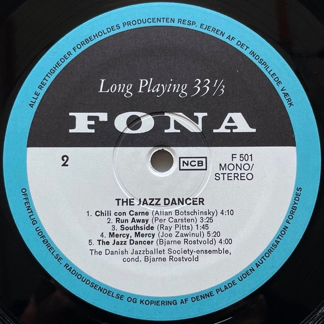 DANISH JAZZBALLET SOCIETY ENSEMBLE / THE JAZZ DANCER - Danish Fona Original