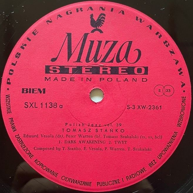 TOMASZ STANKO / TWET - Polish Muza Original