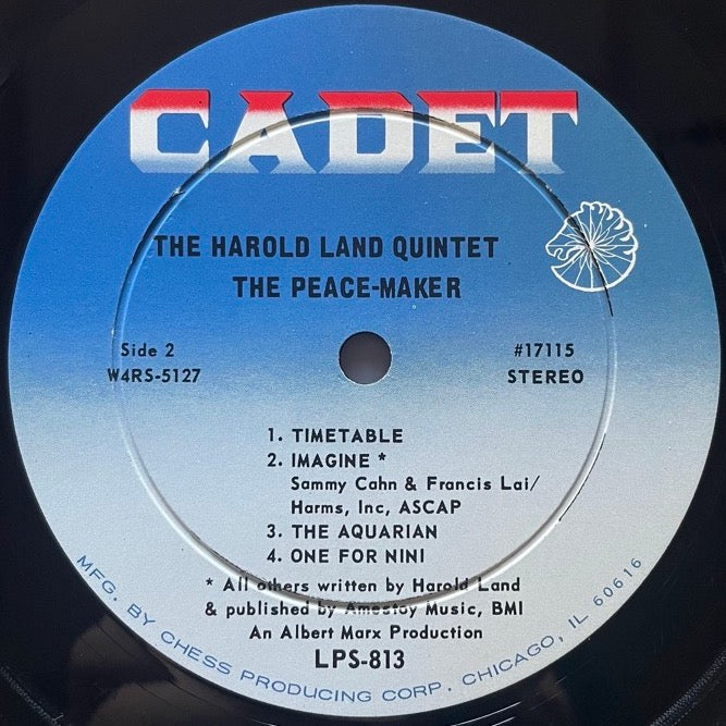 HAROLD LAND QUINTET / THE PEACE-MAKER - US Cadet original
