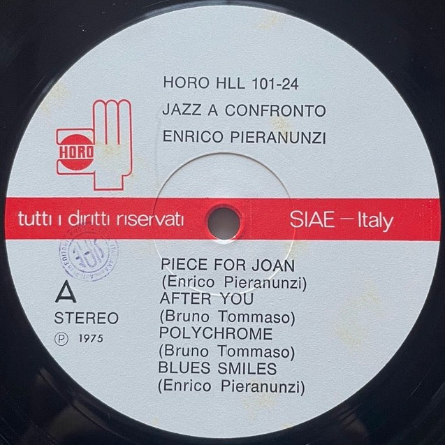 ENRICO PIERANUNZI / JAZZ A CONFRONTO 24 - Italian Horo Original
