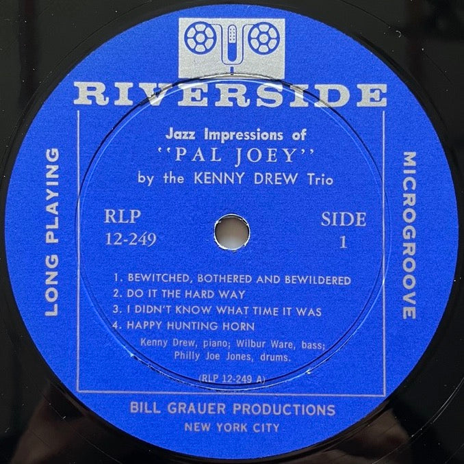 KENNY DREW TRIO / PAL JOEY - US Riverside Original