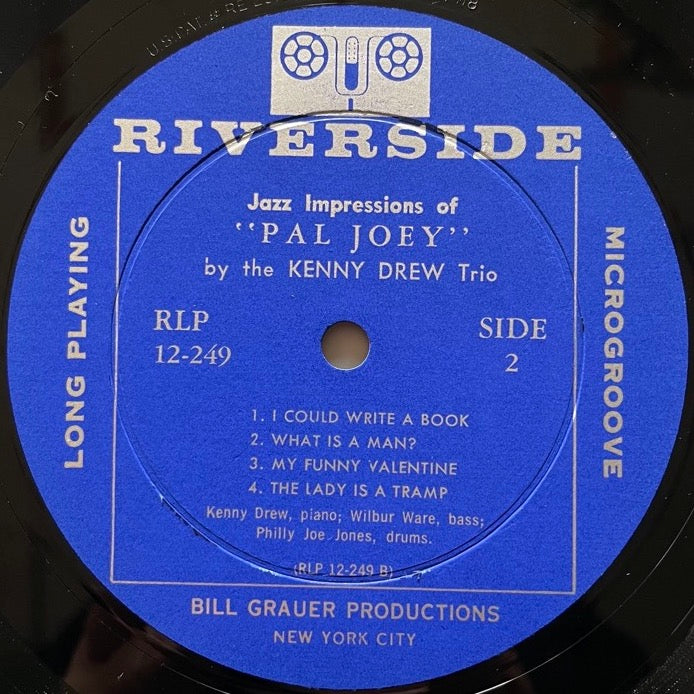 KENNY DREW TRIO / PAL JOEY - US Riverside Original