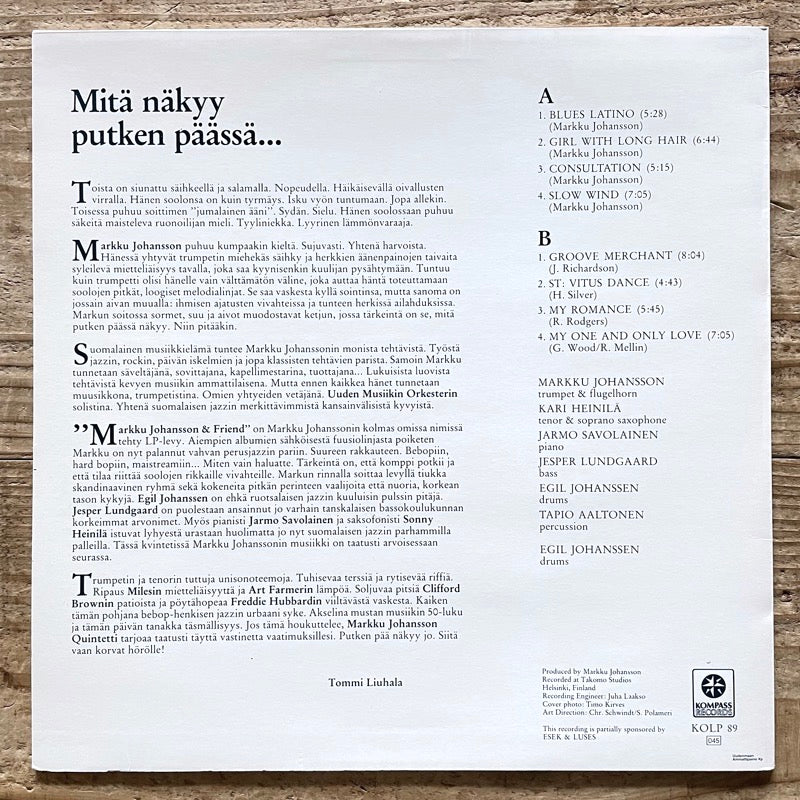 MARKKU JOHANSSON & FRIENDS - Finland Kompass Original