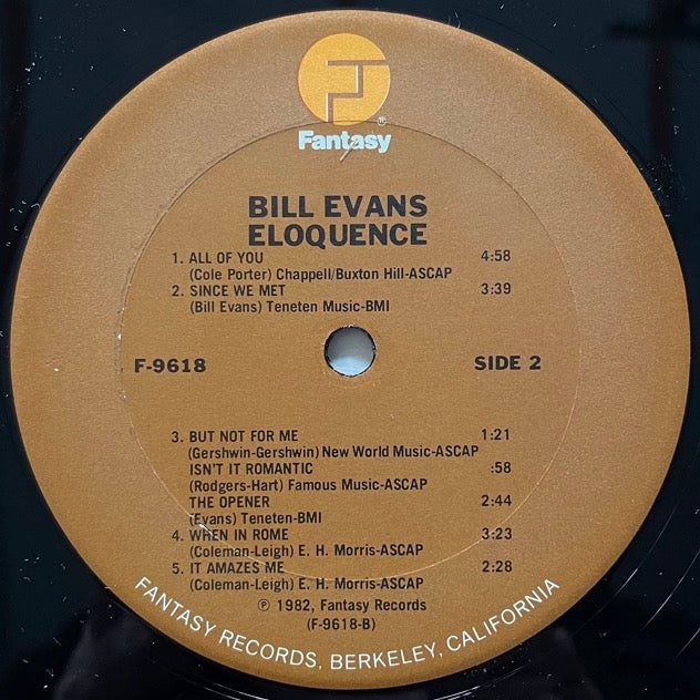 BILL EVANS / ELOQUENCE - US Fantasy Original
