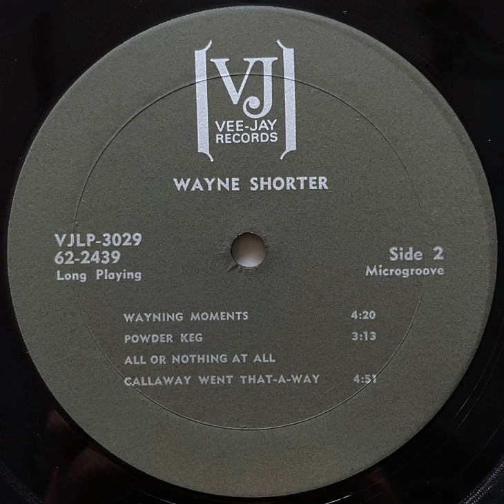 WAYNE SHORTER / WAYNING MOMENTS - US Vee-Jay