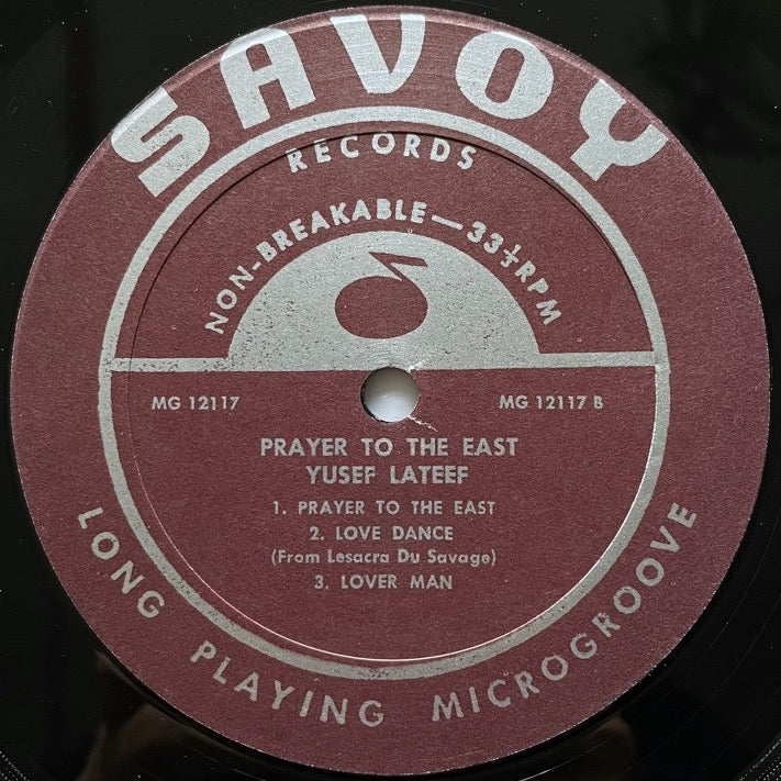 YUSEF LATEEF / PRAYER TO THE EAST - US Savoy Maroon