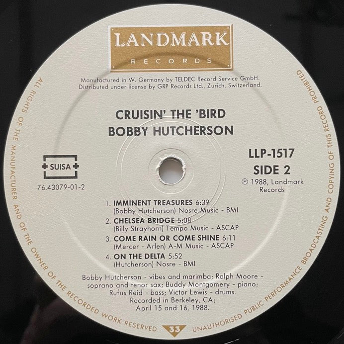 BOBBY HUTCHERSON / CRUISIN' THE 'BIRD - German Landmark