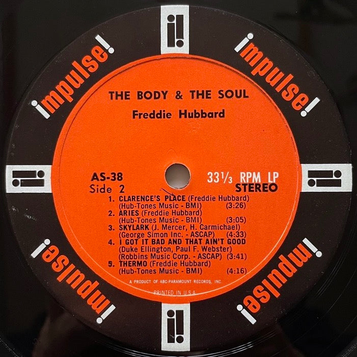 FREDDIE HUBBARD / BODY & SOUL - US Impulse stereo Original