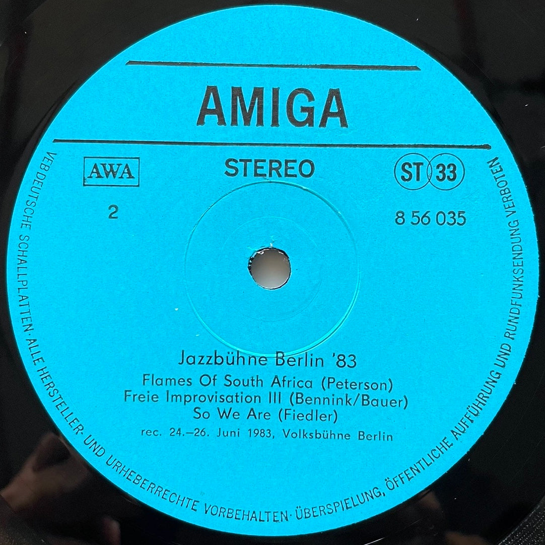 V.A. / JAZZBUHNE BERLIN '83 - German Amiga Original