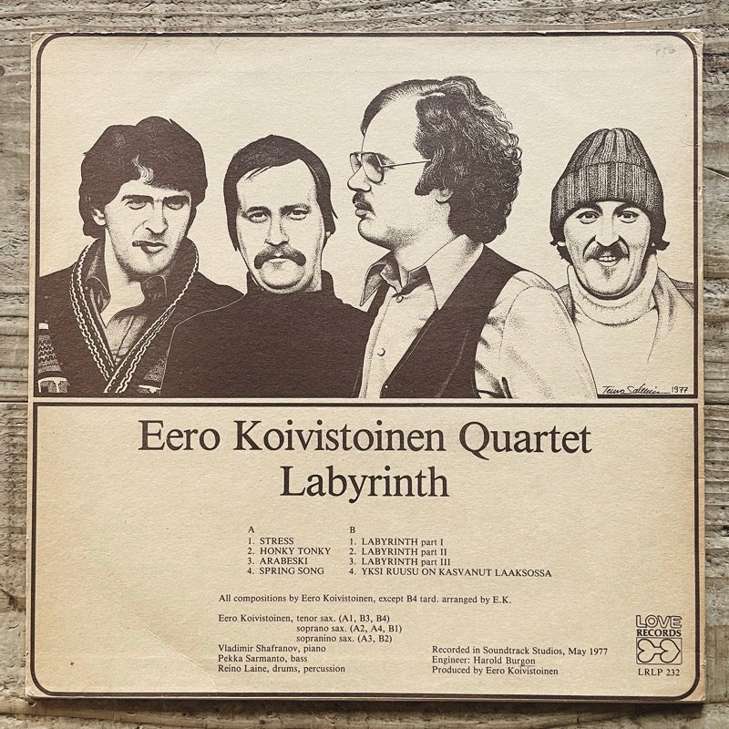 EERO KOIVISTOINEN QUARTET / LABYRINTH - Finnish Love Original