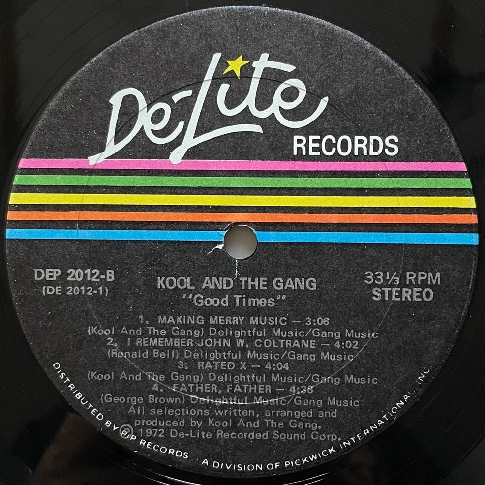 KOOL & THE GANG / GOOD TIMES - US De-Lite