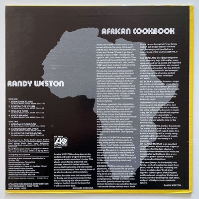 RANDY WESTON / AFRICAN COOKBOOK