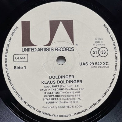 KLAUS DOLDINGER / DOLDINGER (2LP)