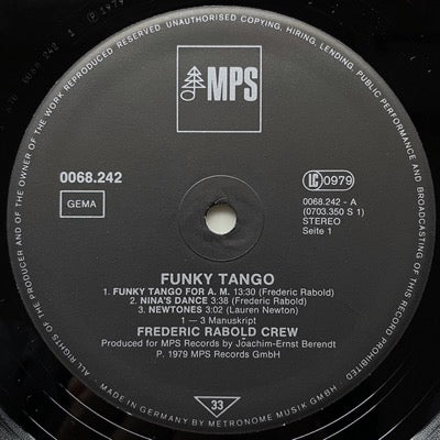 FREDERIC RABOLD CREW / FUNKY TANGO