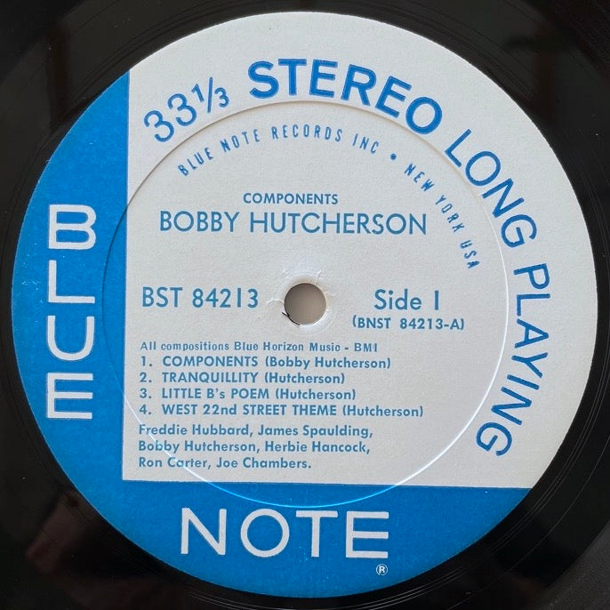 BOBBY HUTCHERSON / COMPONENTS - US Blue Note NY Original – ALORECORD