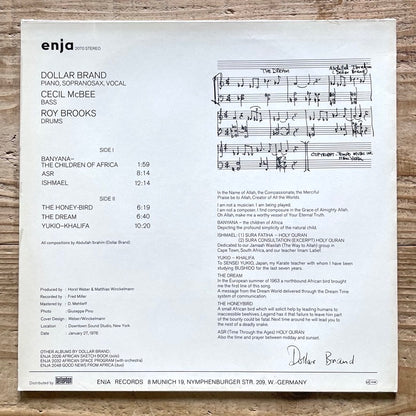 DOLLAR BRAND / THE CHILDREN OF AFRICA on German Enja