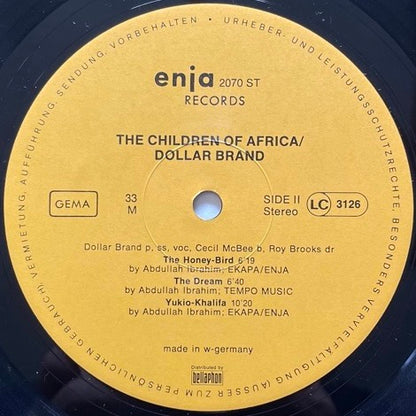 DOLLAR BRAND / THE CHILDREN OF AFRICA on German Enja