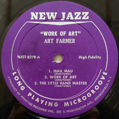 ART FARMER / WORK OF ART - US New Jazz RVG