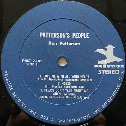 DON PATTERSON / PATTERSON'S PEOPLE - US Prestige Original