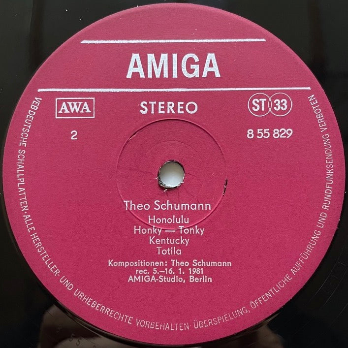 THEO SCHUMANN - Germany Amiga original