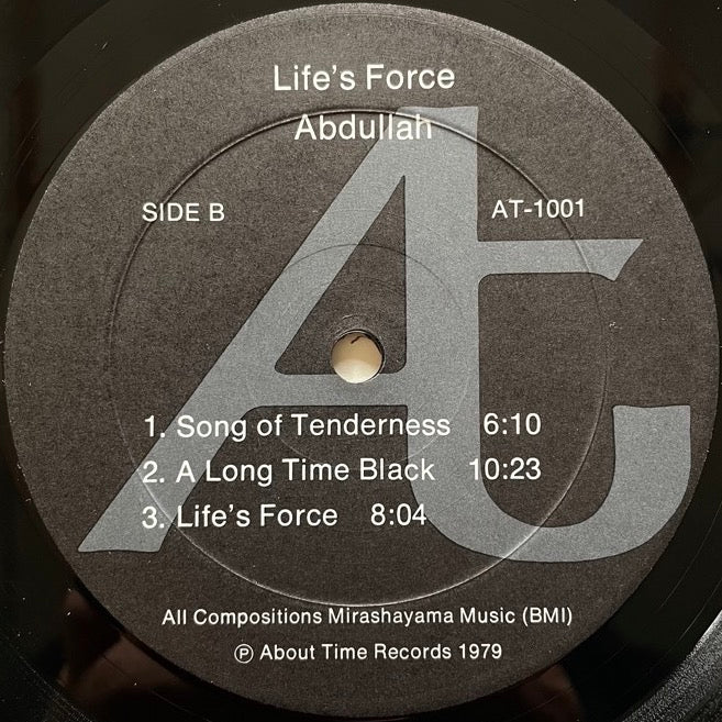 ABDULLAH / LIFE'S FORCE - US About Time Original – ALORECORD