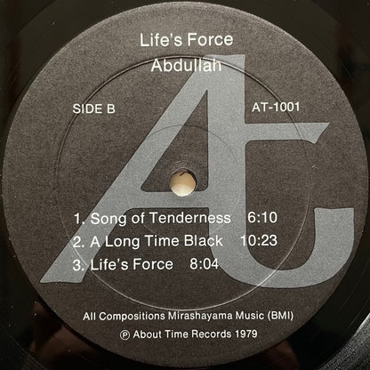 ABDULLAH / LIFE'S FORCE - US About Time Original