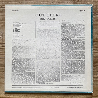 ERIC DOLPHY / OUT THERE - US Prestige RVG