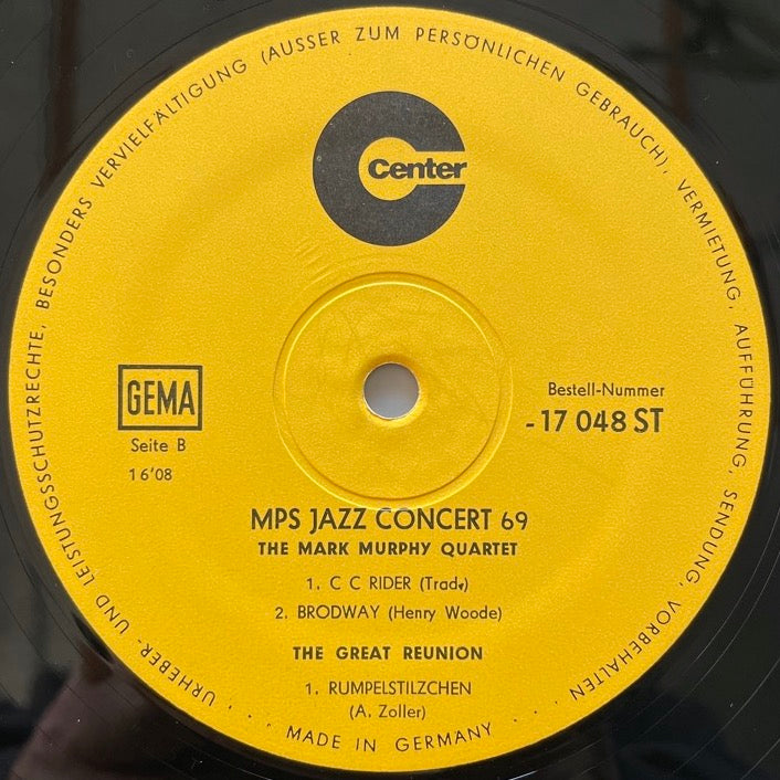 V.A.(DAVE PIKE SET, MARK MURPHY etc..) / MPS JAZZ CONCERT '69 - German Center Original