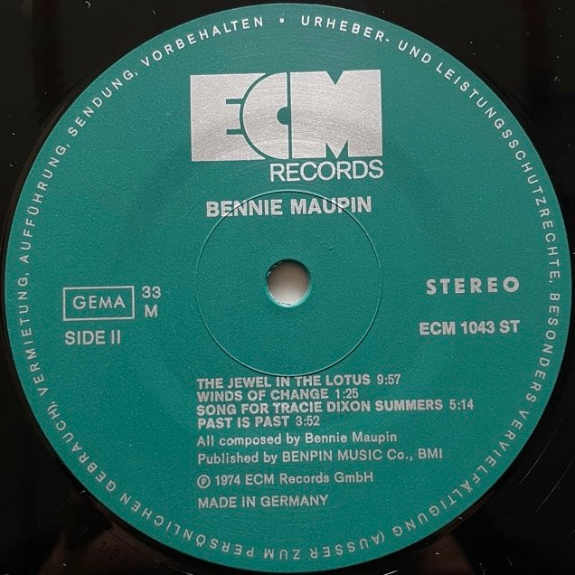 BENNIE MAUPIN / THE JEWEL IN THE LOTUS - German ECM Original