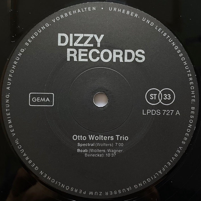 OTTO WOLTERS TRIO / BOAB - German Dizzy Original