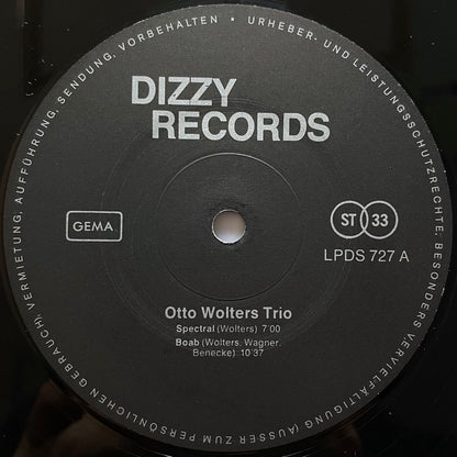 OTTO WOLTERS TRIO / BOAB - German Dizzy Original