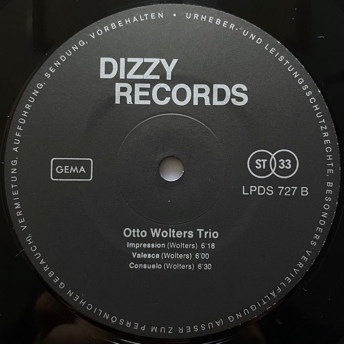 OTTO WOLTERS TRIO / BOAB - German Dizzy Original