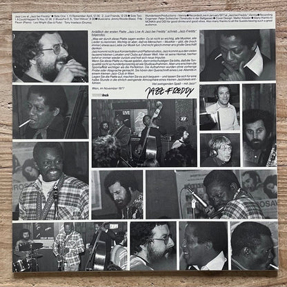 JIMMY WOODE, FRITZ PAUER, LEO WRIGHT, TONY INZELACO / JAZZ LIVE AT JAZZ BEI FREDDY - Austria Original Rare!
