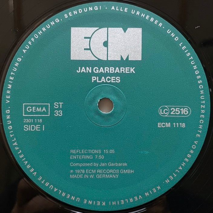 JAN GARBAREK / PLACES - German ECM Original