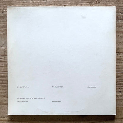 KEITH JARRETT / THE KOLN CONCERT - German ECM 2LP